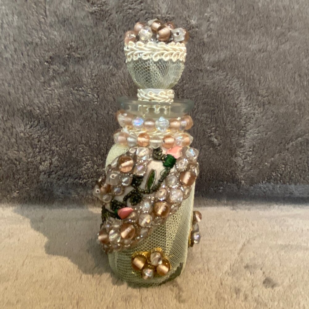 Katherines Collection Vintage Victorian Beaded Vanity Bottle Beautiful!
